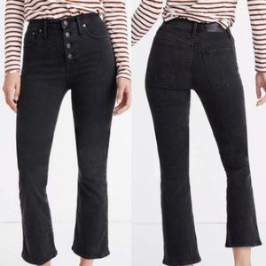 Madewell Cali Demi-Boot Jeans in Bellspring Wash: Button-Front Edition